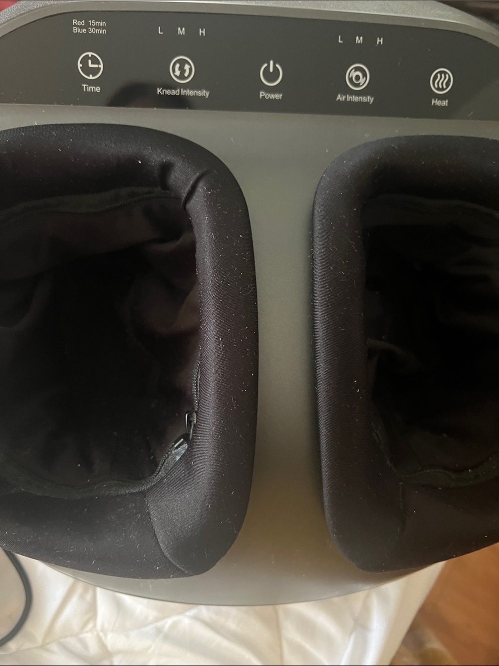 Shiatsu Foot and Calf Massager with Heat in Black - Picture 4 of 8